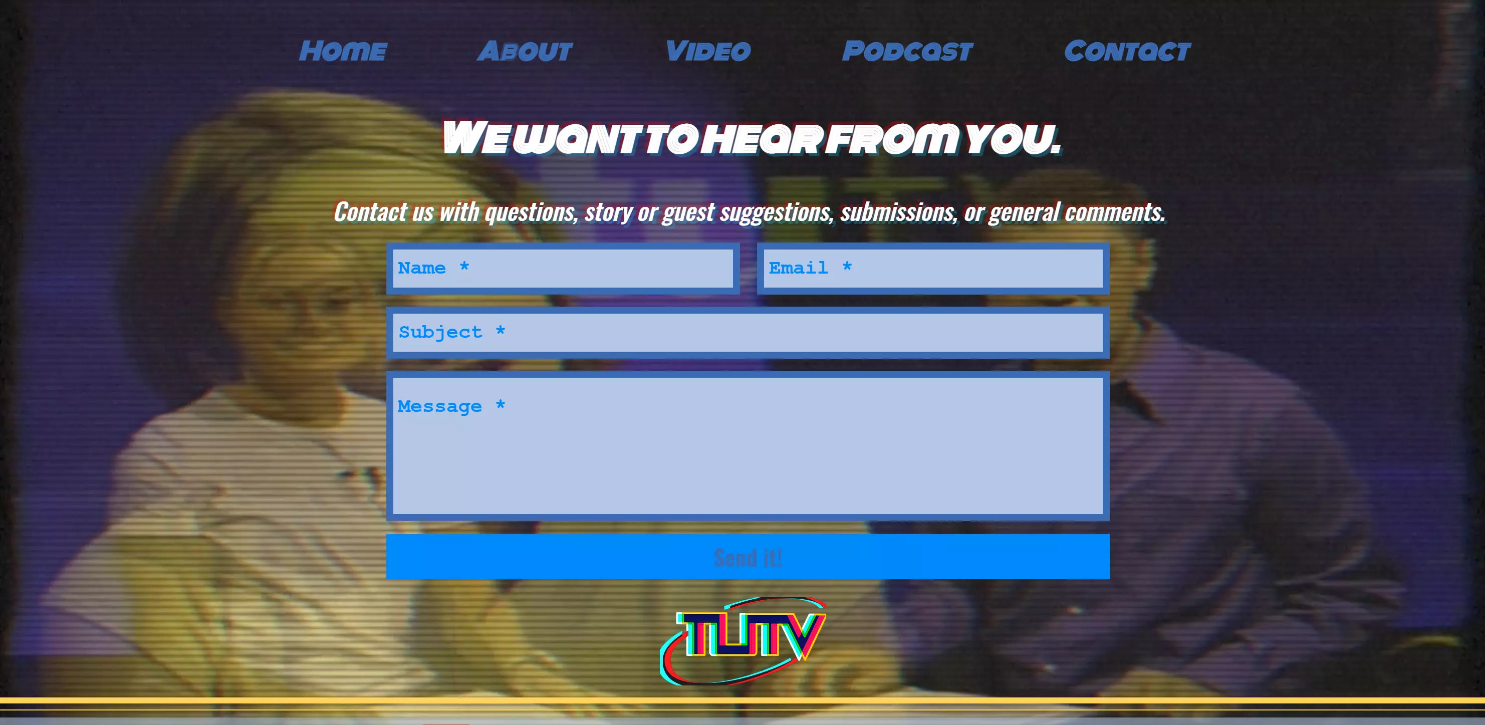 Old Contact page